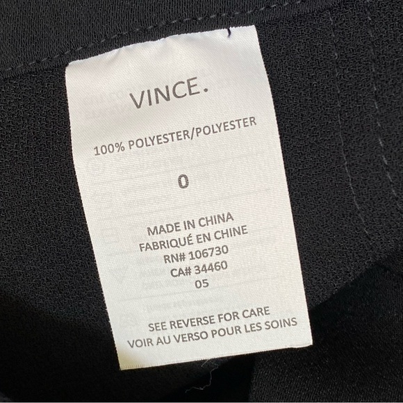 VINCE NAVY BLACK ZIPPER SIDE POCKETS PATCHWORK CARGO JOGGER DRESS PANTS - Picture 8 of 15